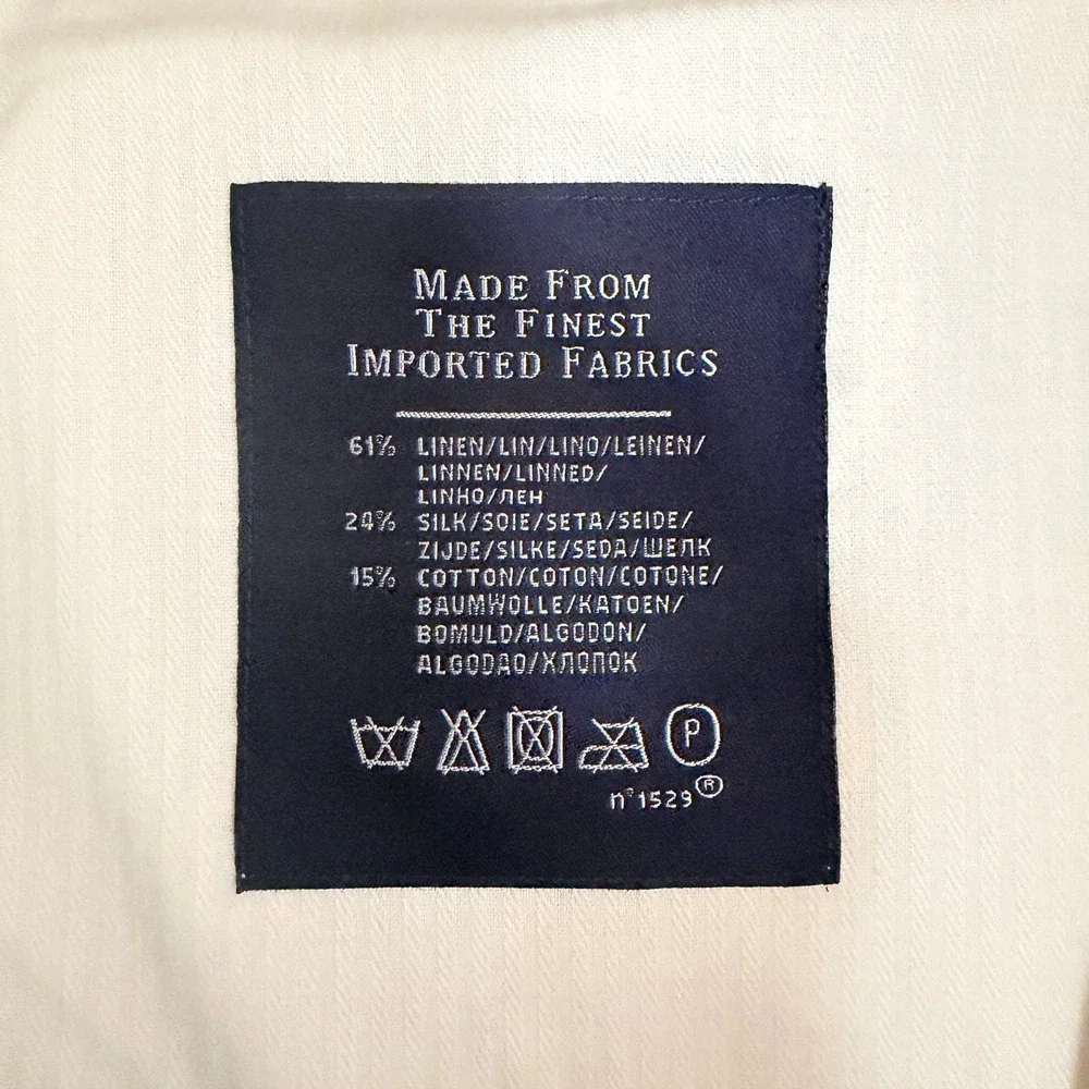 Polo Ralph‎ Lauren Linen Silk Dress Pants Mens 44Bx32 Brown Classic Fit NEW